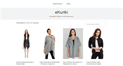 Desktop Screenshot of ekurtki.pl