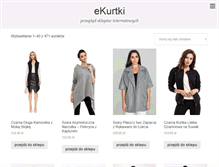 Tablet Screenshot of ekurtki.pl